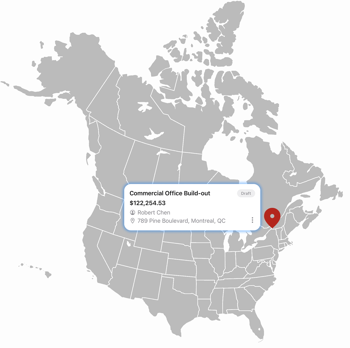 Detailed line-item estimate with localized material and labor pricing